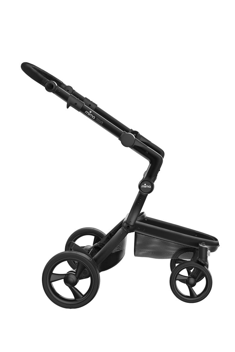 Xari 4G Black Chassis Stroller with Reversible Reclining Seat & Carrycot, Alternate, color, CAMEL/ BLACK & WHITE