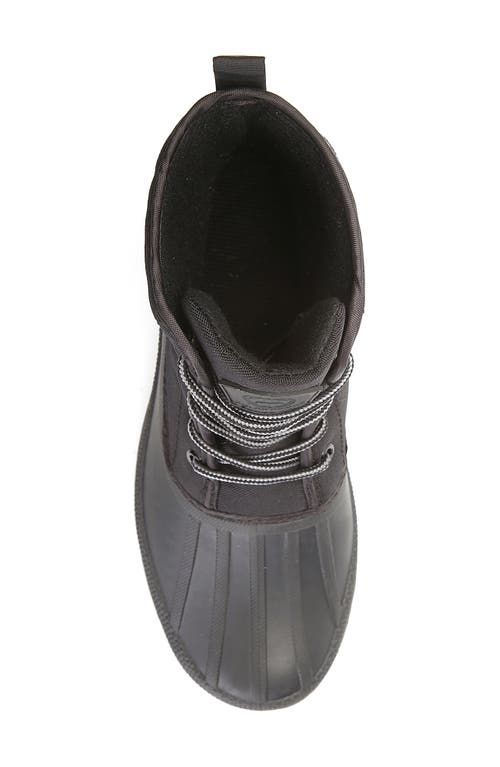 Polar Range Blast Waterproof Duck Toe Snow Boot In Black
