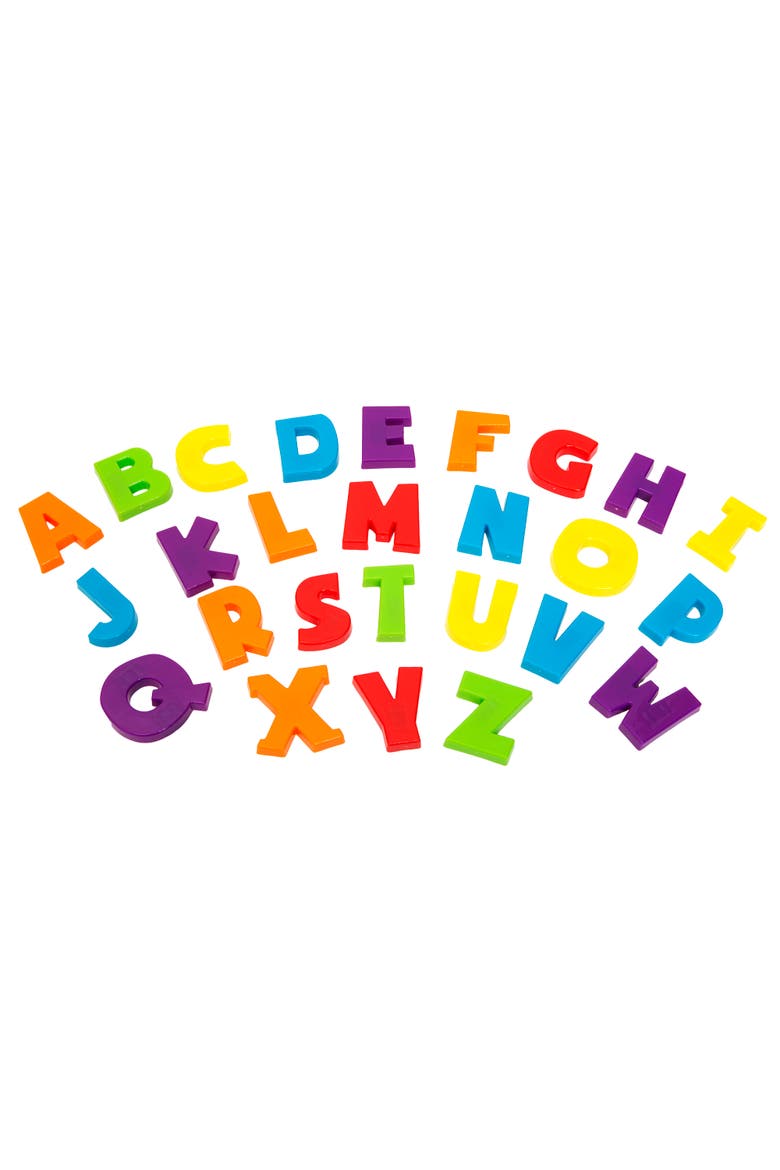 Magnetic Capital Letters & Numbers 120Pc Playset, Alternate, color, Multicolored