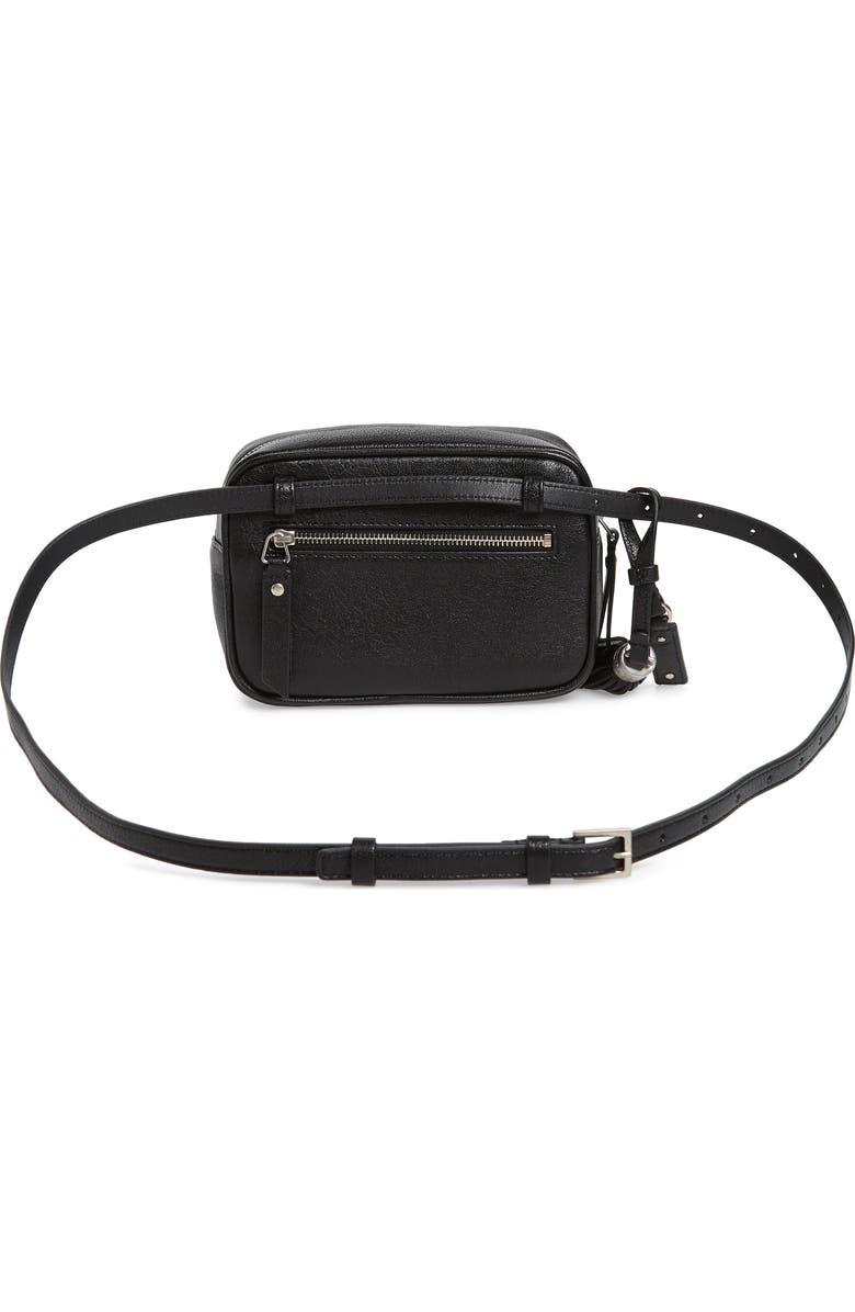 Saint Laurent Loulou Tassel Leather Belt Bag, Alternate, color,
