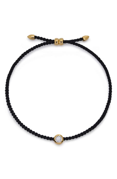 Diamond Cord Bracelet