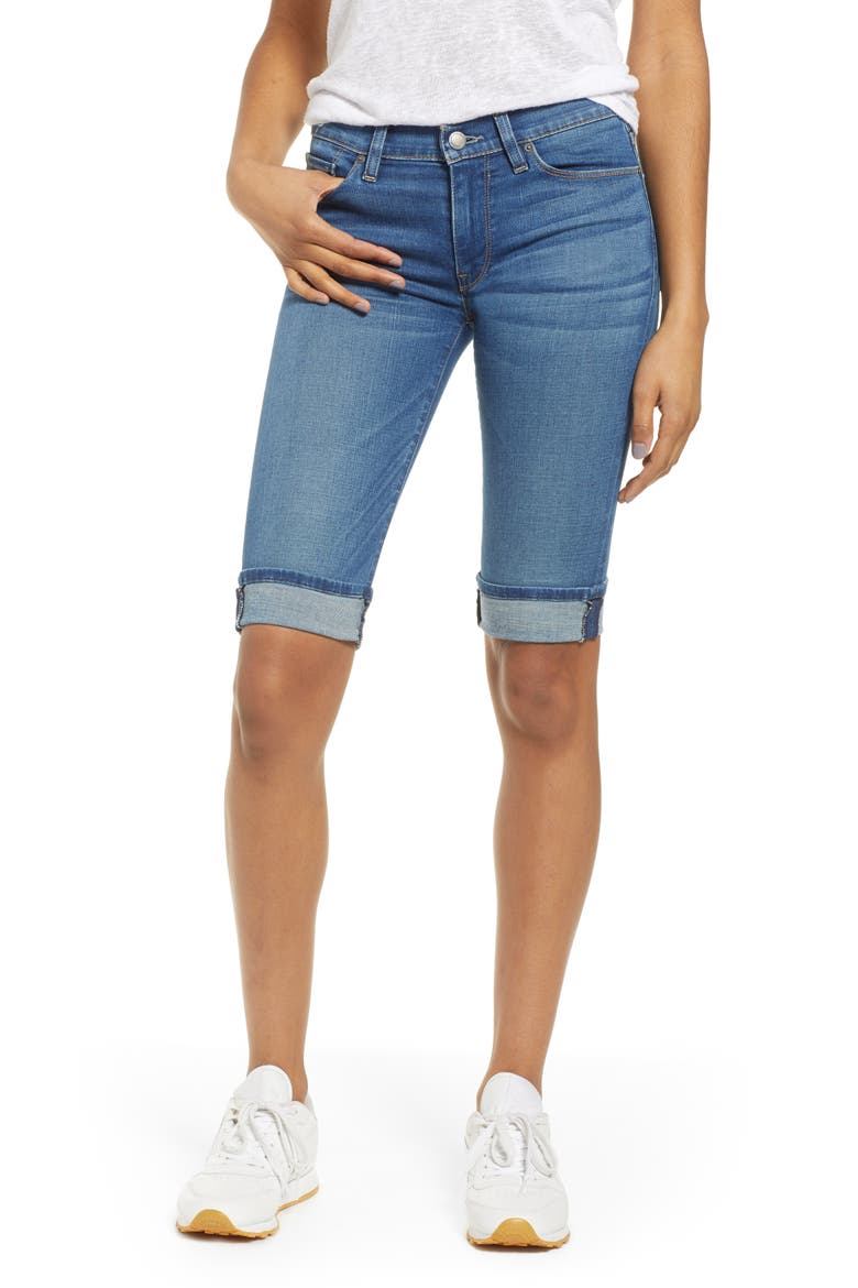 Amelia Cuff Bermuda Shorts, Main, color, VISION