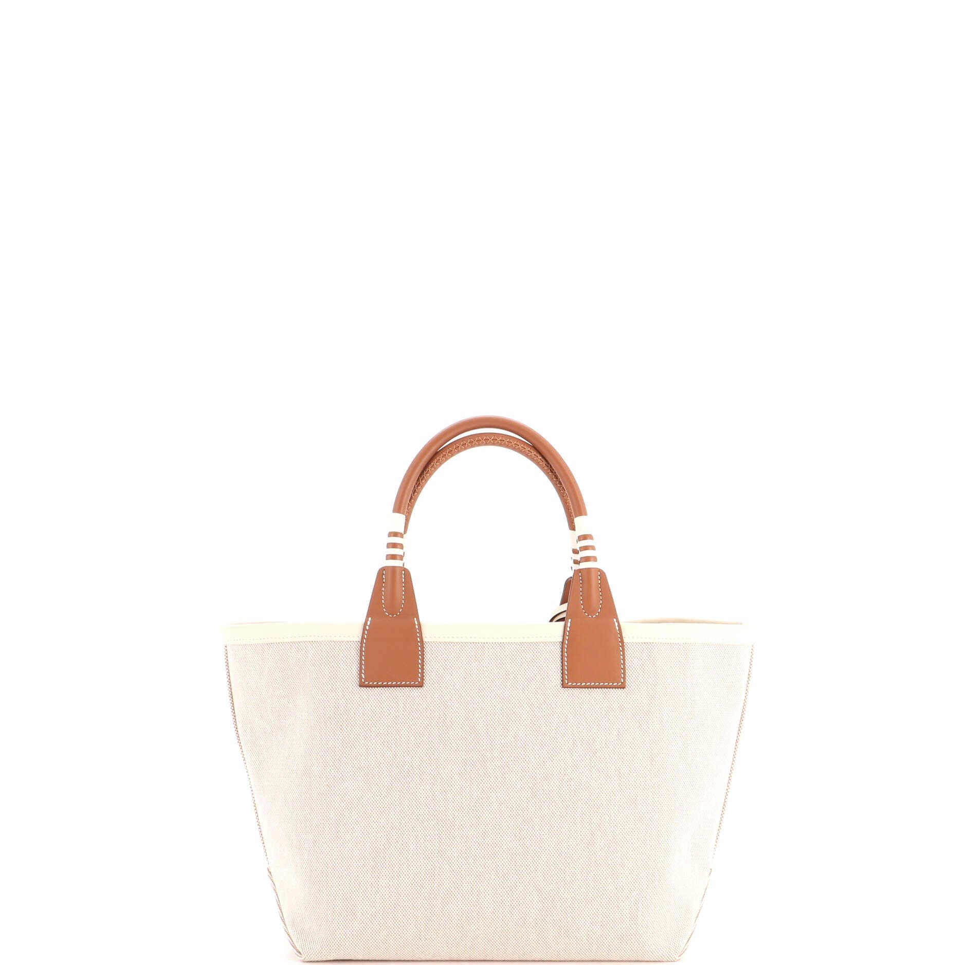 Sac Steeple Tote Toile with Leather 25, Alternate, color, Metallic Gold
