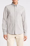 Les Deux Konrad Stripe Cotton Oxford Button-Down Shirt