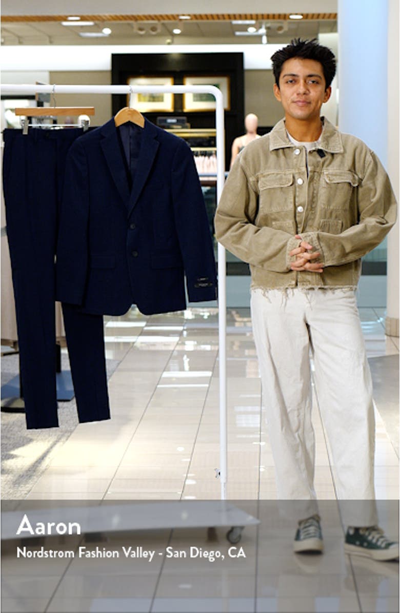 Kids' Dark Blue Check Suit, sales video thumbnail