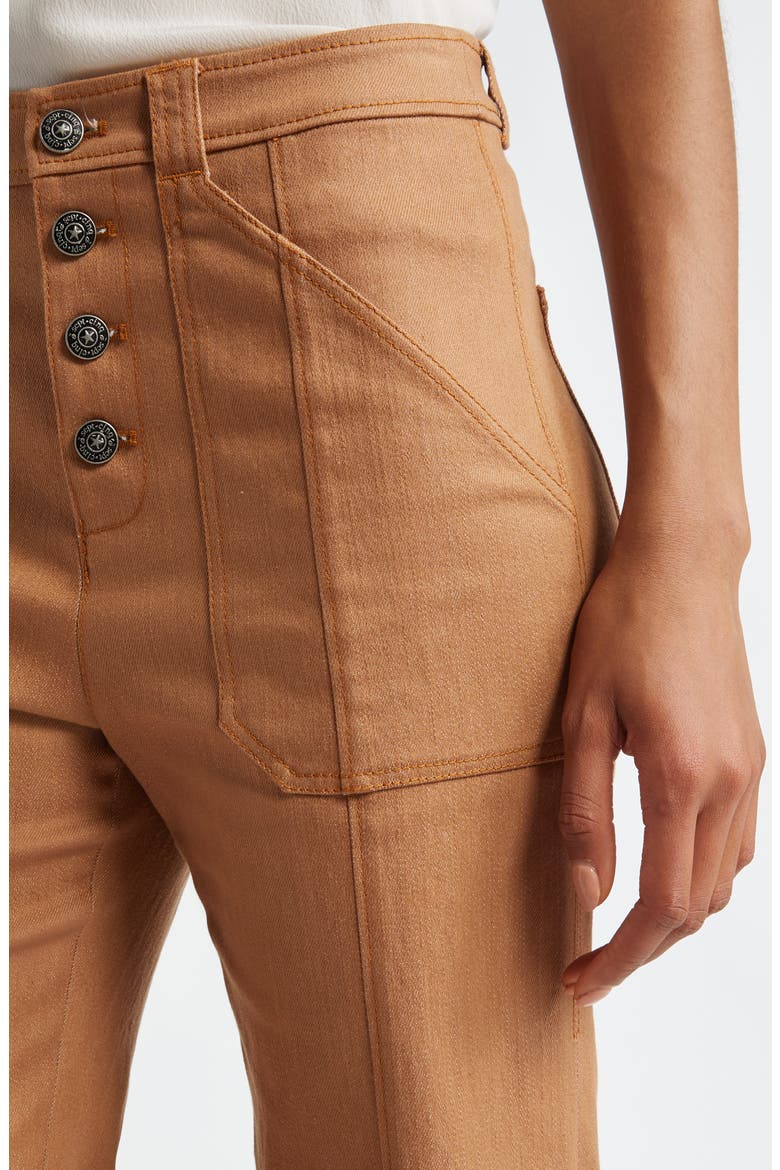 Benji Wide Leg Jeans, Alternate, color, COCOA