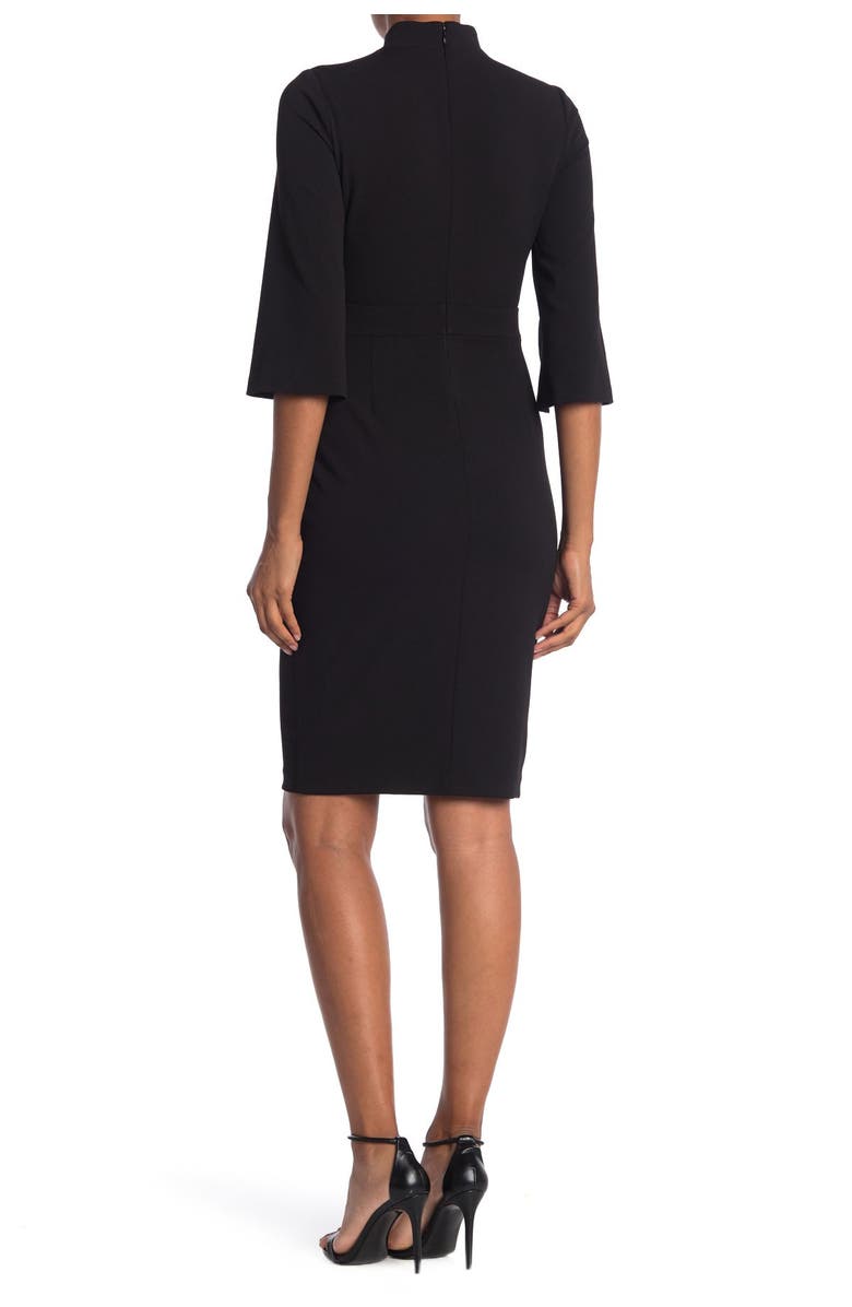 Calvin Klein Mock Neck Sheath Dress, Alternate, color, 