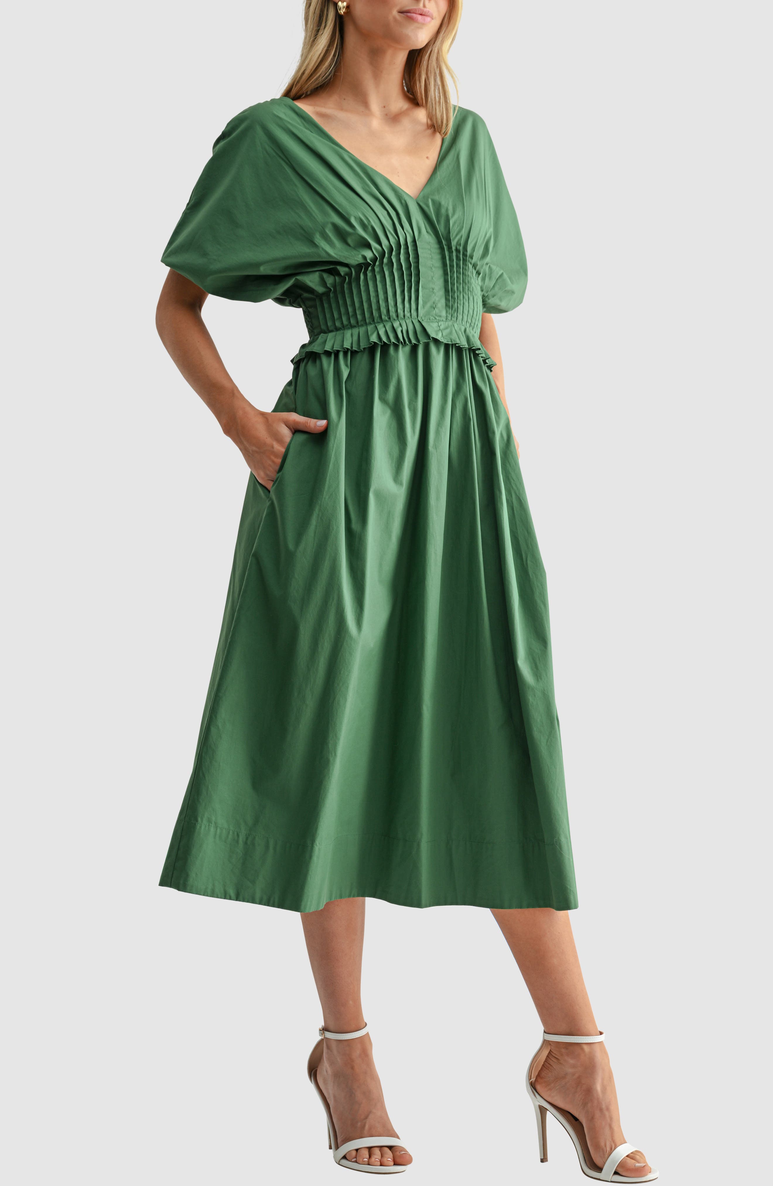 dolman sleeve a line dress Dolman Sleeve Soft Knit Dress udelny.com