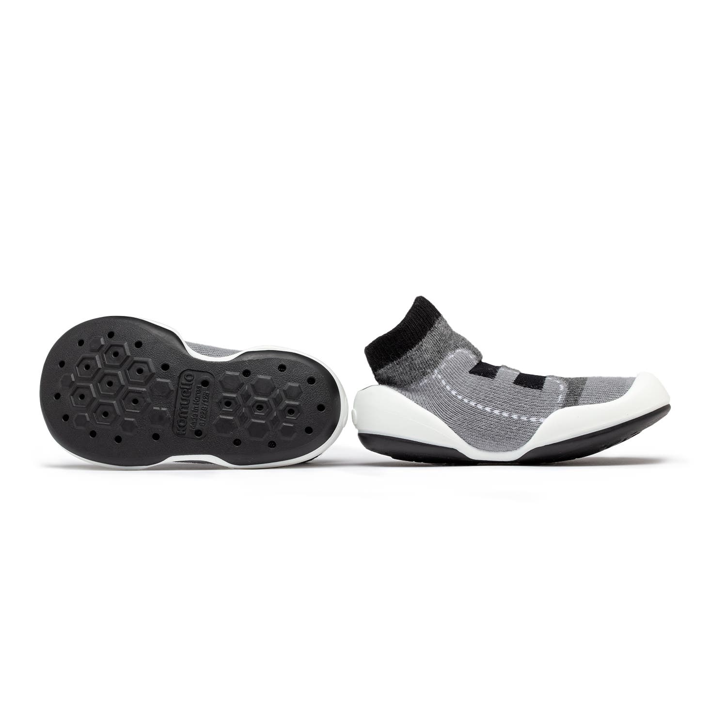 Komuello Toddler Sock Shoes Walker - Black, Alternate, color, Black