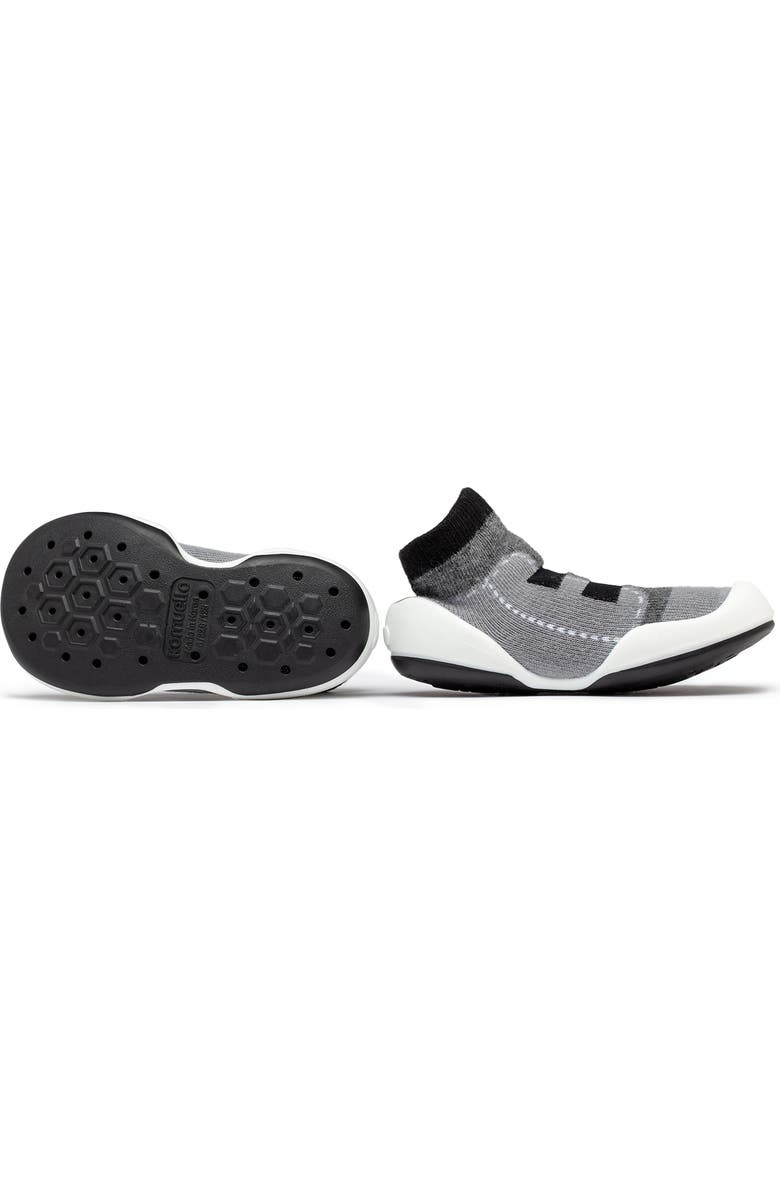 Komuello Toddler Sock Shoes Walker - Black, Alternate, color, Black