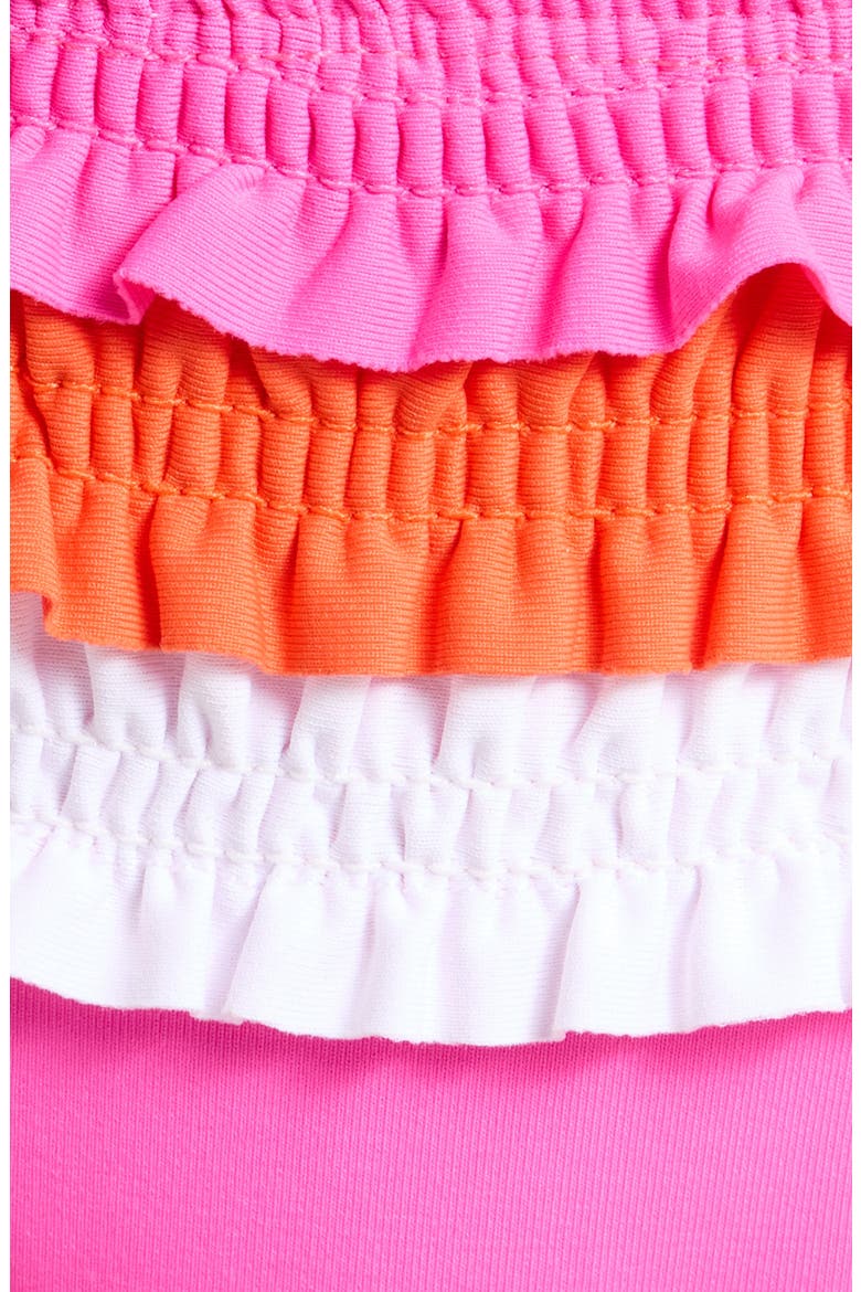 Flamingo Side Tie Bikini Bottoms, Alternate, color, STRAWBERRY