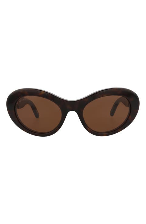 55mm Oval Sunglasses