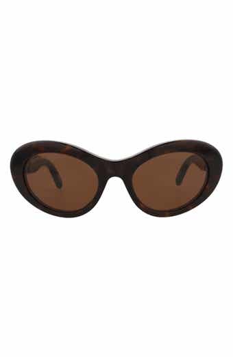 Balenciaga 55mm Oval Sunglasses