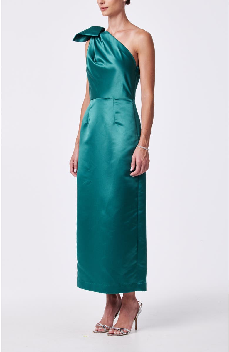 Trina Turk Romance One Shoulder Cocktail Dress, Alternate, color, Opulent Ivy