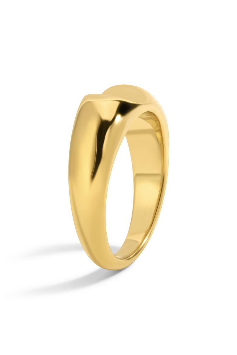 Heart Signet Ring, Alternate, color, Gold