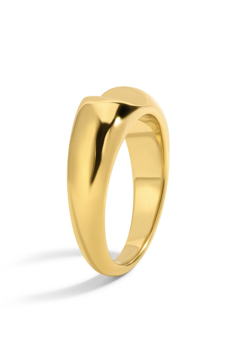 Mazin Jewels Heart Signet Ring, Alternate, color, Gold