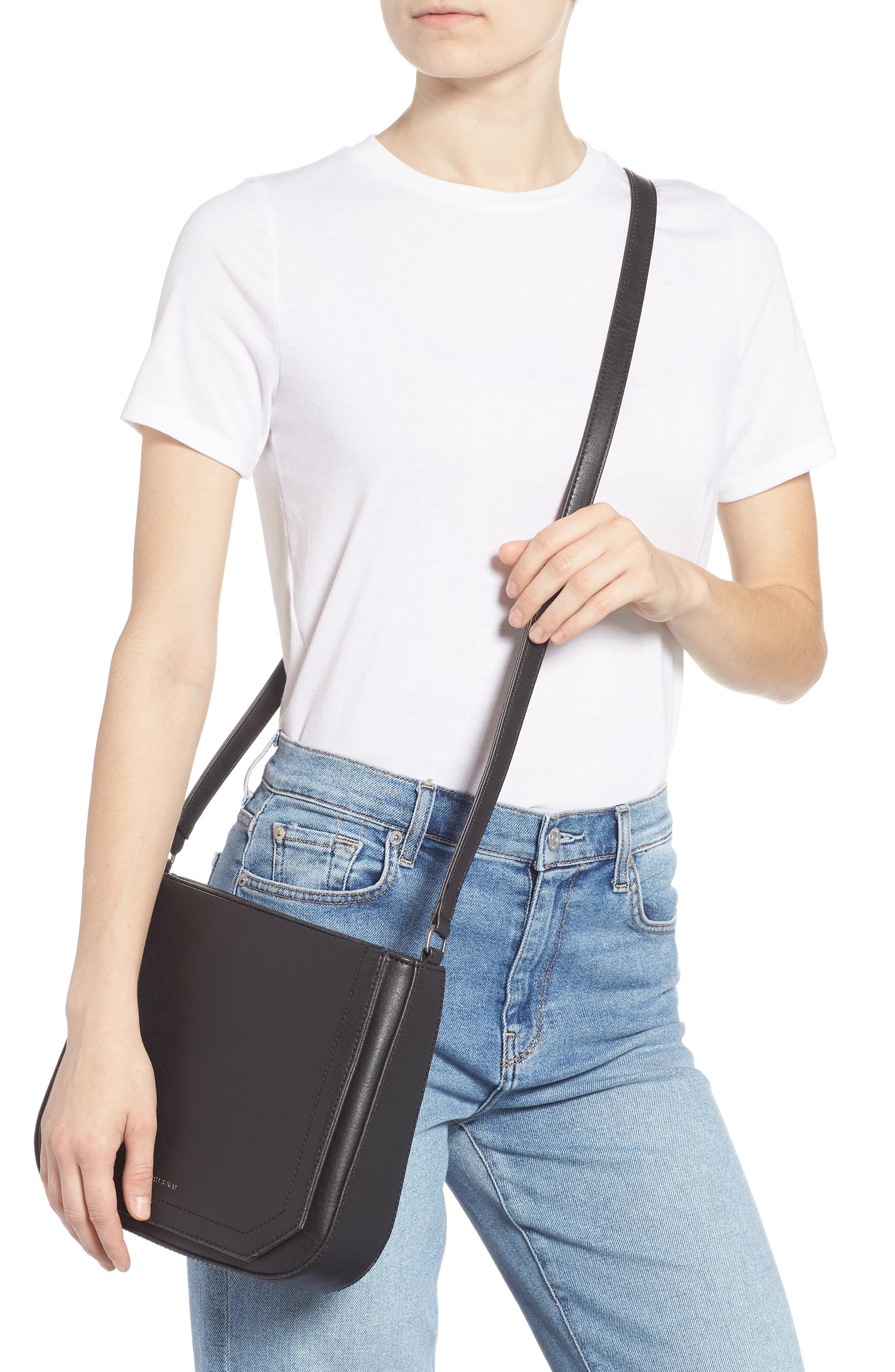 Matt & Nat Small Mara Faux Leather Crossbody Bag, Alternate, color, 