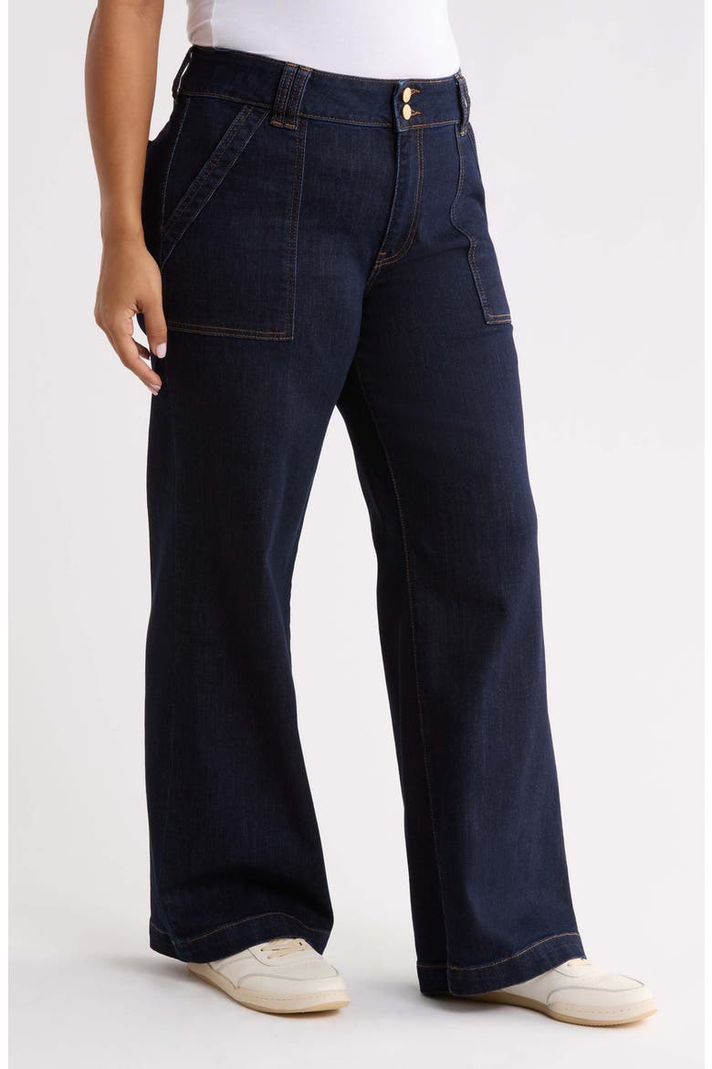 Jodi High Waist Wide Leg Jeans, Alternate, color, SUSTAIN