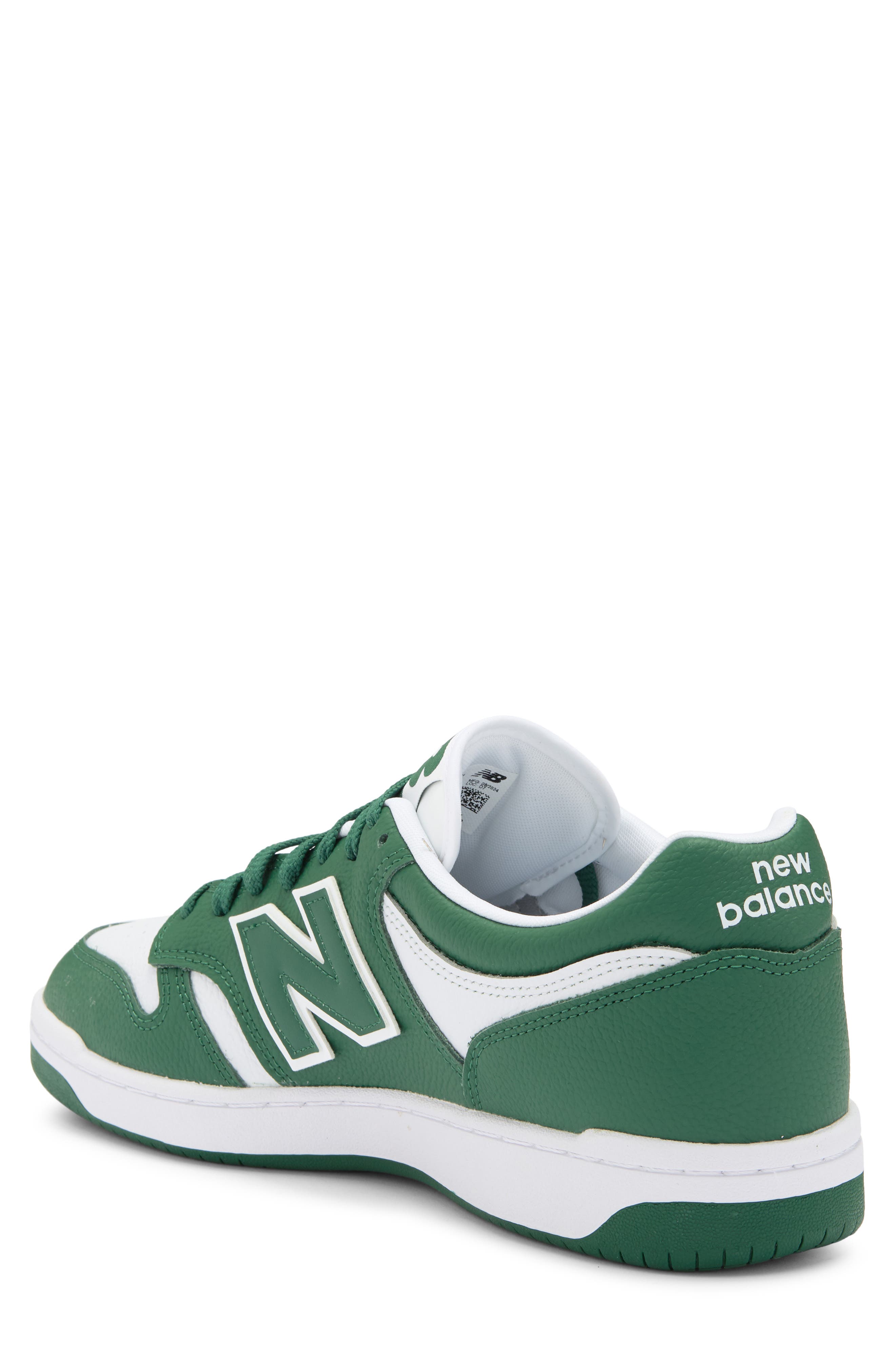 New Balance 480 Basketball Sneaker, Alternate, color, Team Forest Green/ White