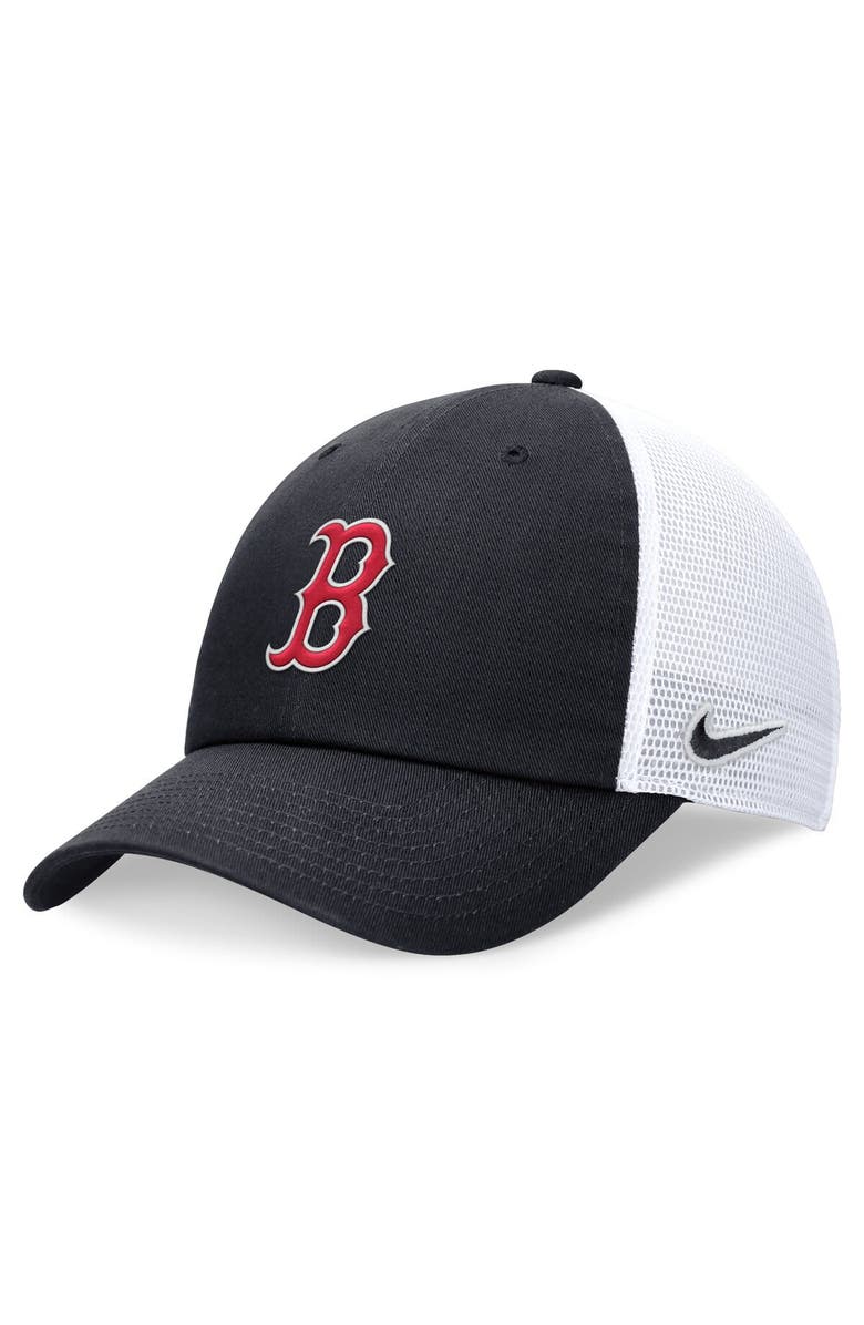 Nike Men's Nike Navy Boston Red Sox Club Trucker Adjustable Hat, Main, color, Navy