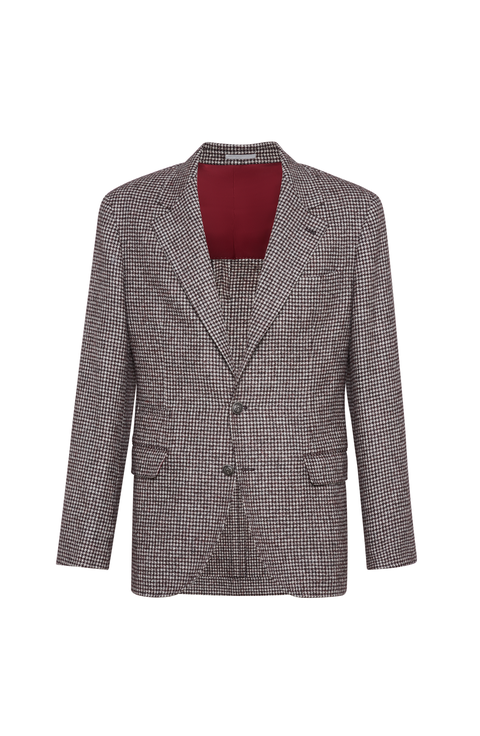 Blazer with metal buttons