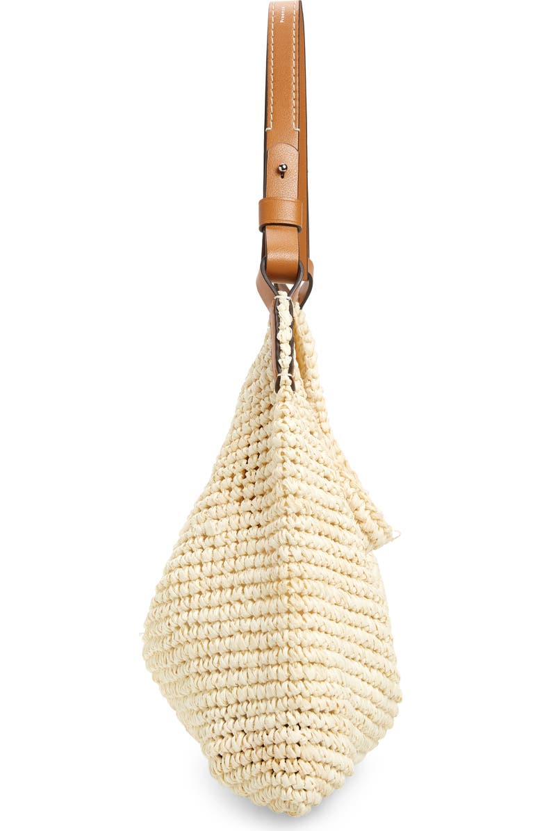 Proenza Schouler White Label Minetta Raffia Shoulder Bag, Alternate, color,