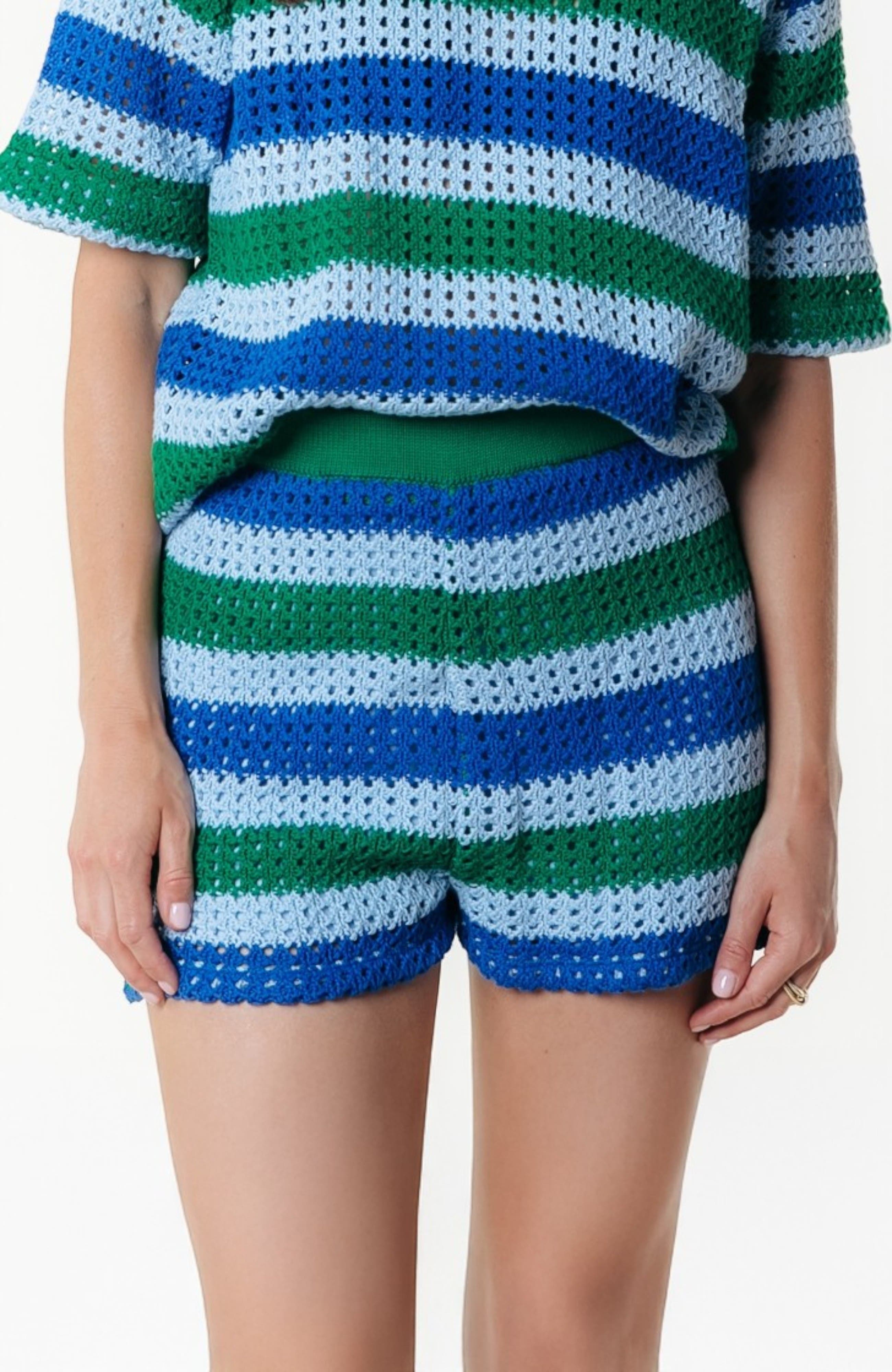 Nolita Crochet Stripe Short