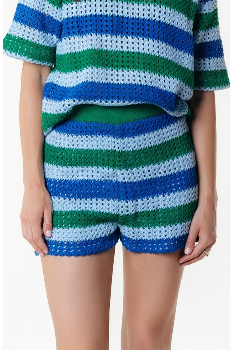 Nolita Crochet Stripe Short, Main, color, Multicolor
