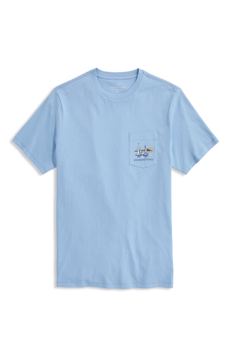 Autumn Sailing Graphic T-Shirt, Main, color, JAKE BLUE