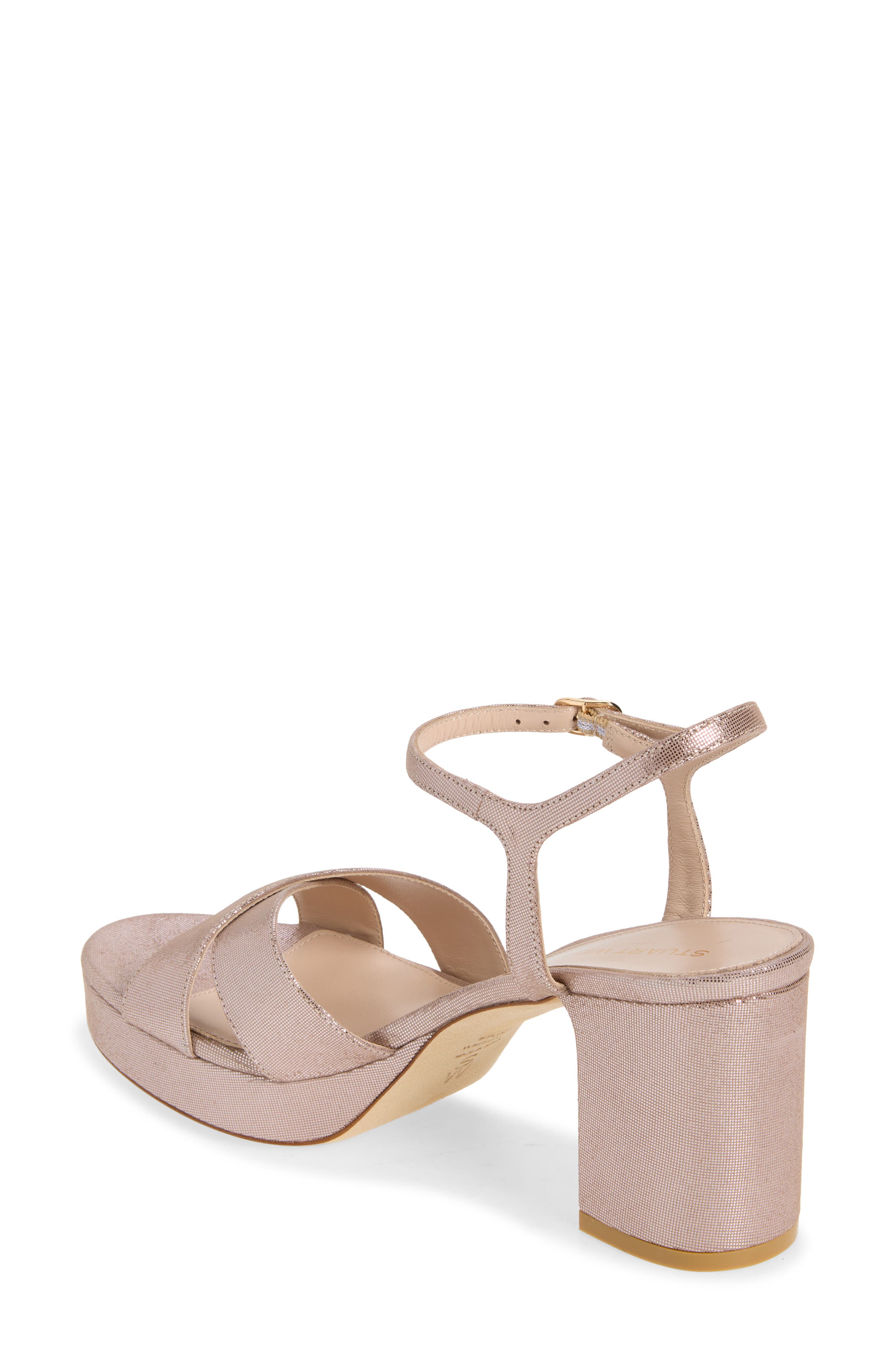 Dayna Platform 80 Sandal, Alternate, color, BLUSHFUL LEATHER NOIR