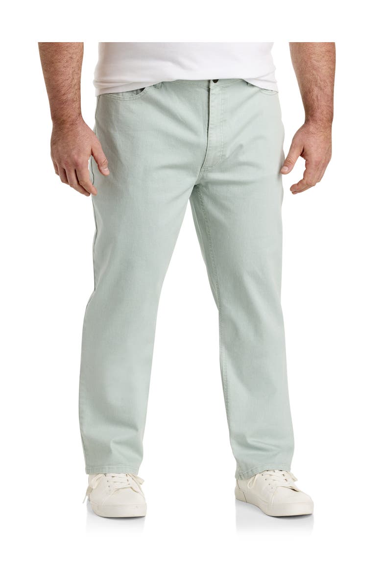 True Nation by DXL Garment Dyed Stretch Twill Pants, Main, color, Pastel Blue