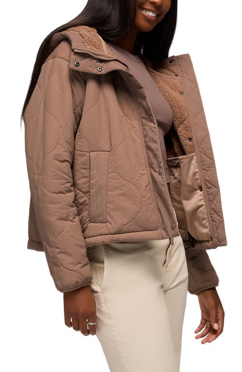 Prana Encinitas Quilted Jacket In Brown
