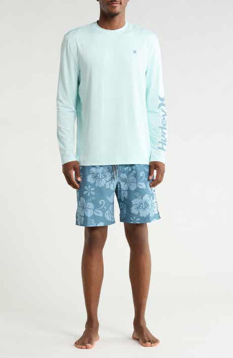 Hurley Long Sleeve T-Shirt & Swim Shorts Set
