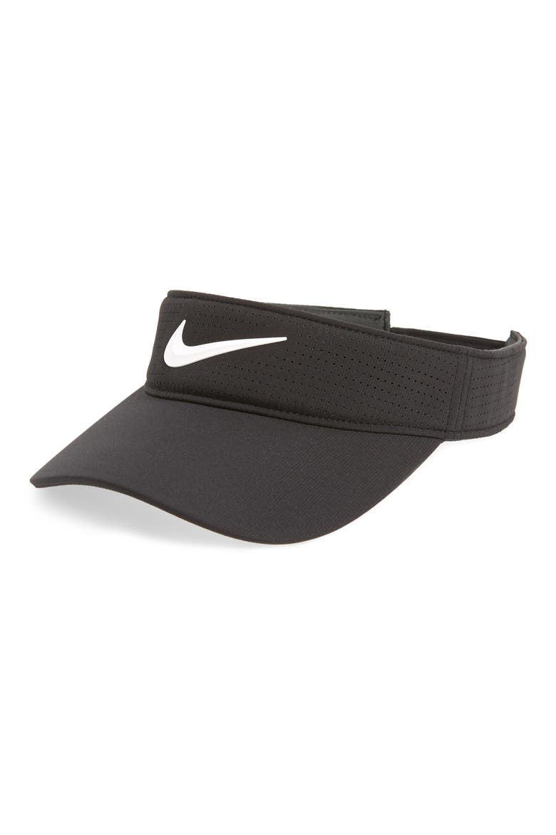 Aerobill Golf Visor, Main, color, BLACK/ ANTHRACITE/ WHITE