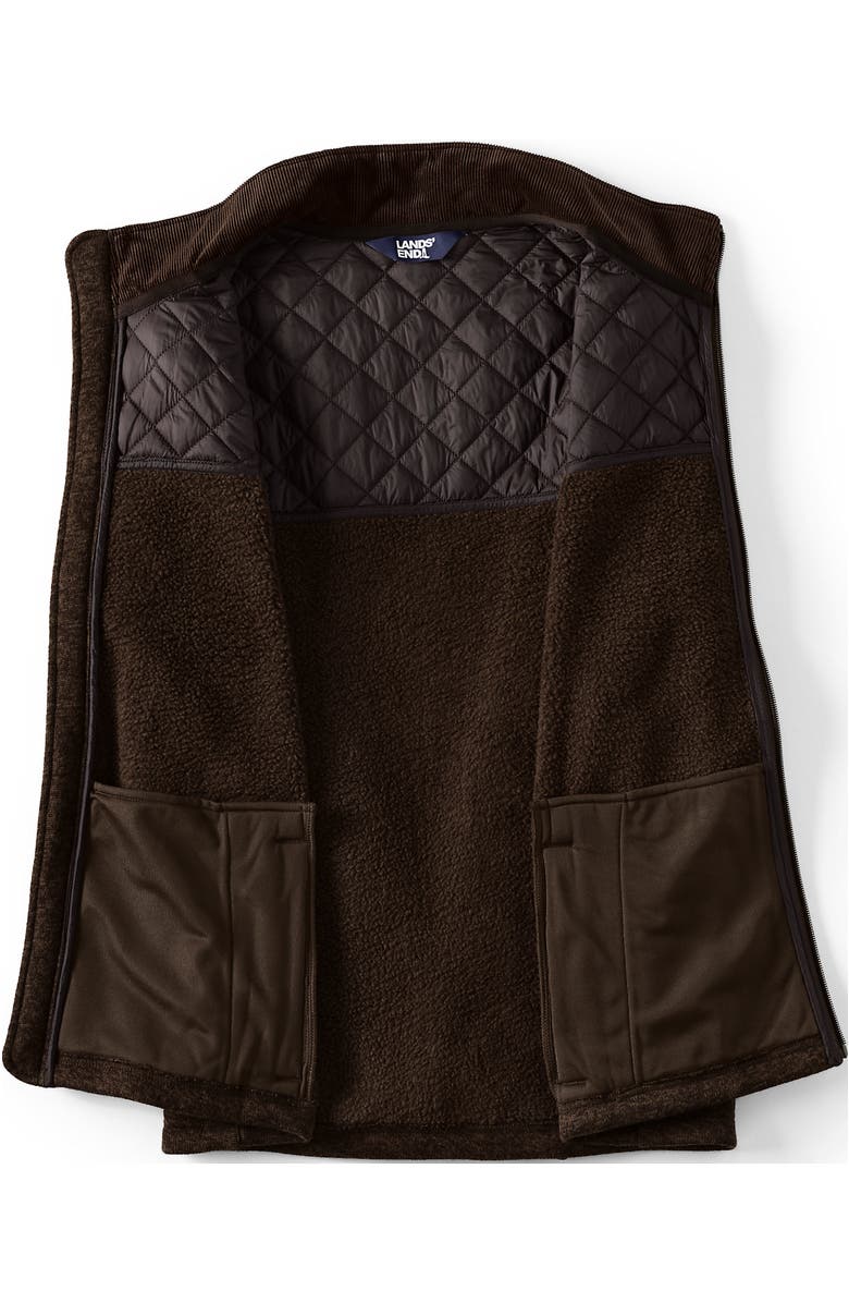 Lands' End Sweater Fleece Full Zip Jacket, Alternate, color, 