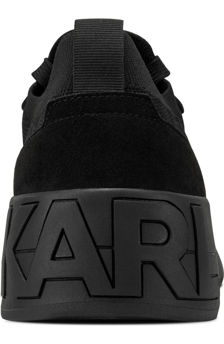 KARL LAGERFELD PARIS Auren Textured Knit Sneaker, Alternate, color, Black