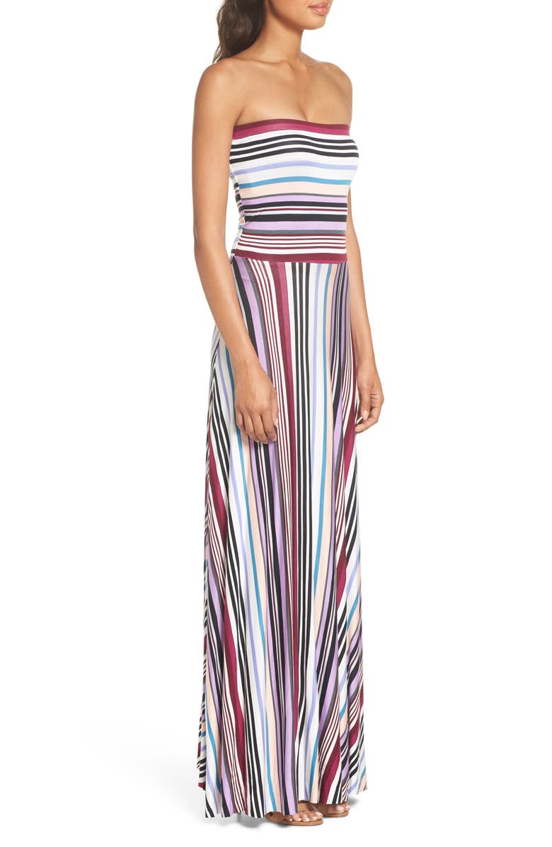 Felicity & Coco Clemette Strapless Maxi Dress, Alternate, color, 