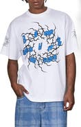 PLEASURES Rotation Cotton Graphic T-Shirt