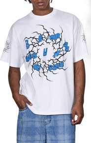 PLEASURES Rotation Cotton Graphic T-Shirt