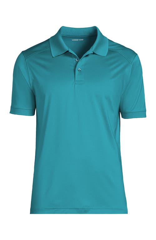 Lands' End School Uniform Young  Short Sleeve Rapid Dry Polo Shirt In Blue