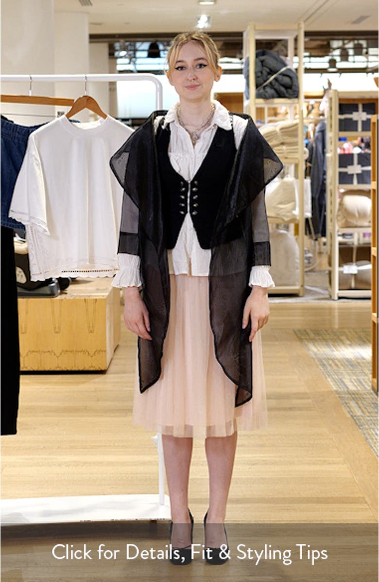 Organza Wrap Jacket, sales video thumbnail
