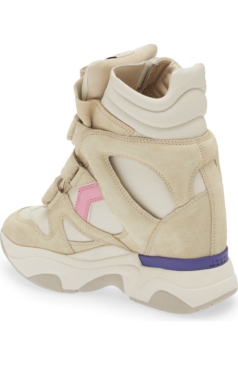 Isabel Marant Balskee Hidden Wedge High Top Sneaker, Alternate, color,