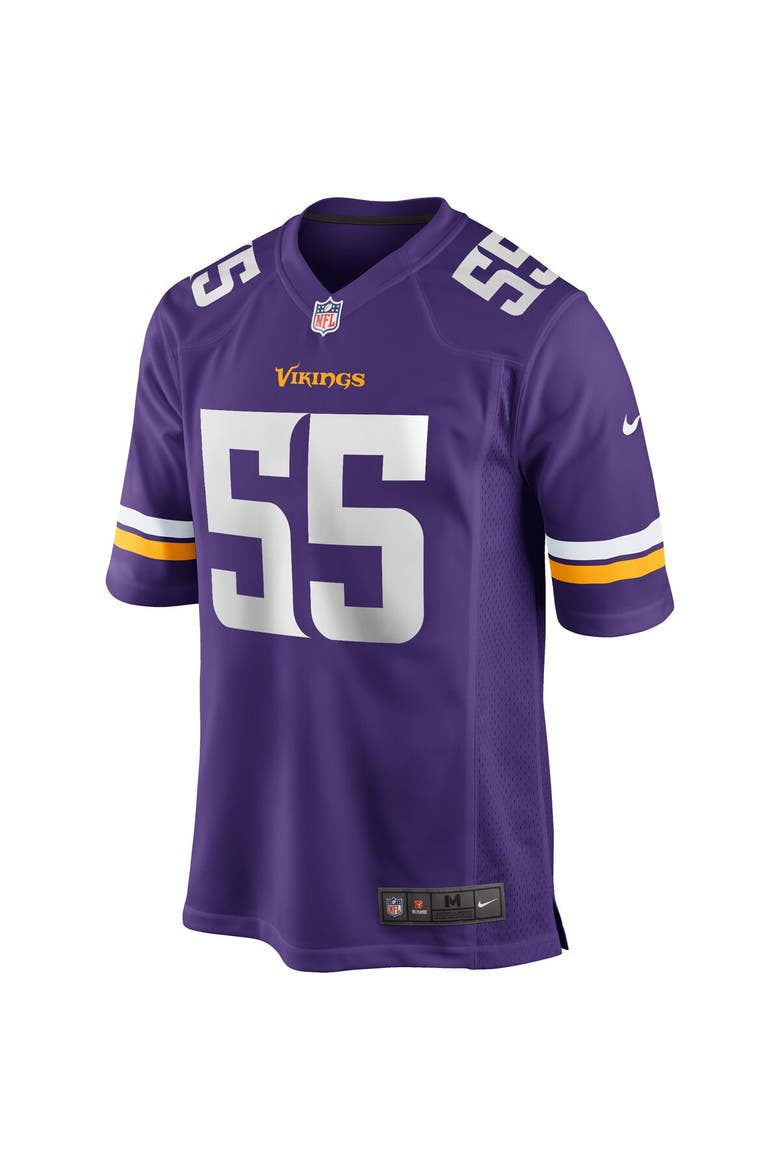 Men's Nike Jack Del Rio Purple Minnesota Vikings Game Retired Player Jersey, Alternate, color, Purple