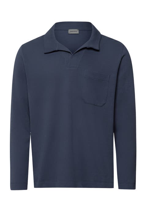 Travelwear Cotton Polo Collar Pullover