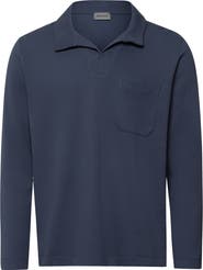 Hanro Travelwear Cotton Polo Collar Pullover