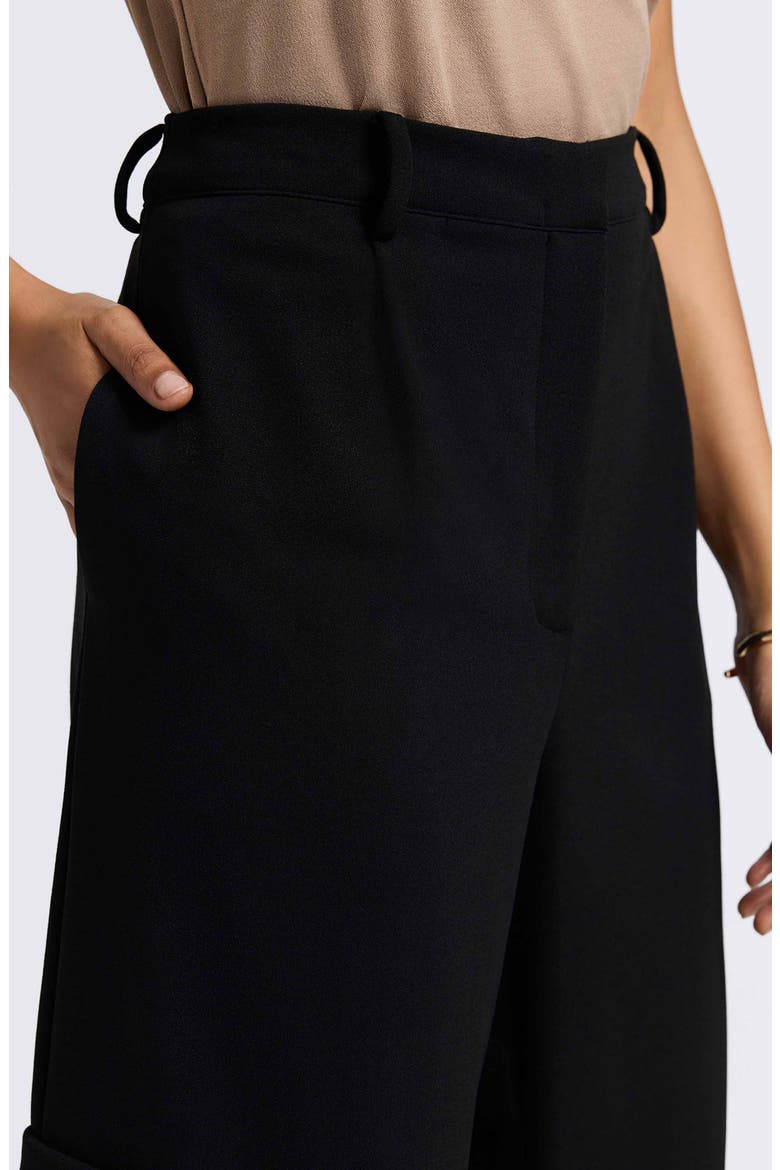 Elizabeth Wide Leg Pants, Alternate, color, BLACK