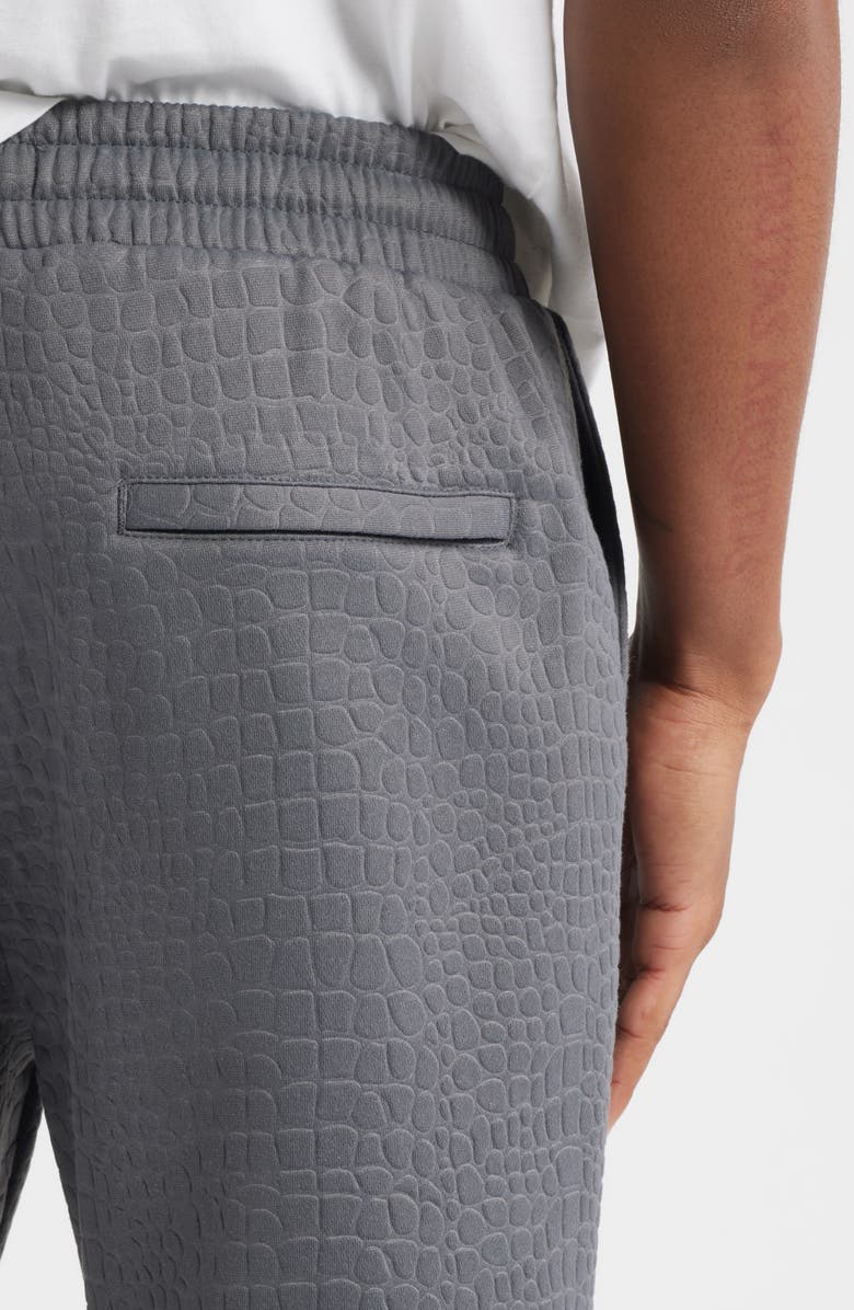 SANTO STUDIO Uno Texture Sweatpants, Alternate, color, Charcoal