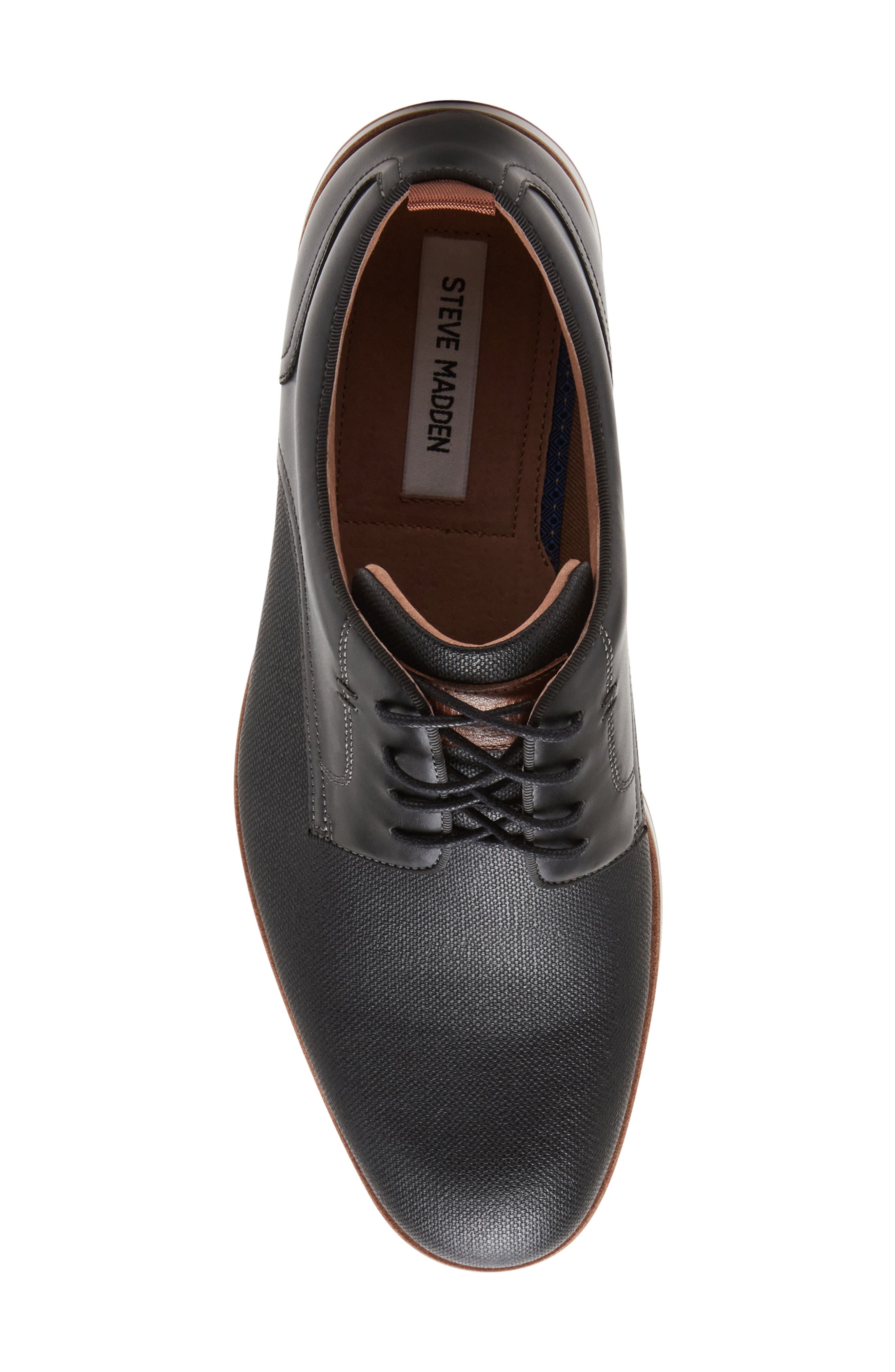 Steve Madden Stellz Derby, Alternate, color, Black