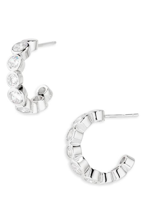 CZ Hoop Earrings