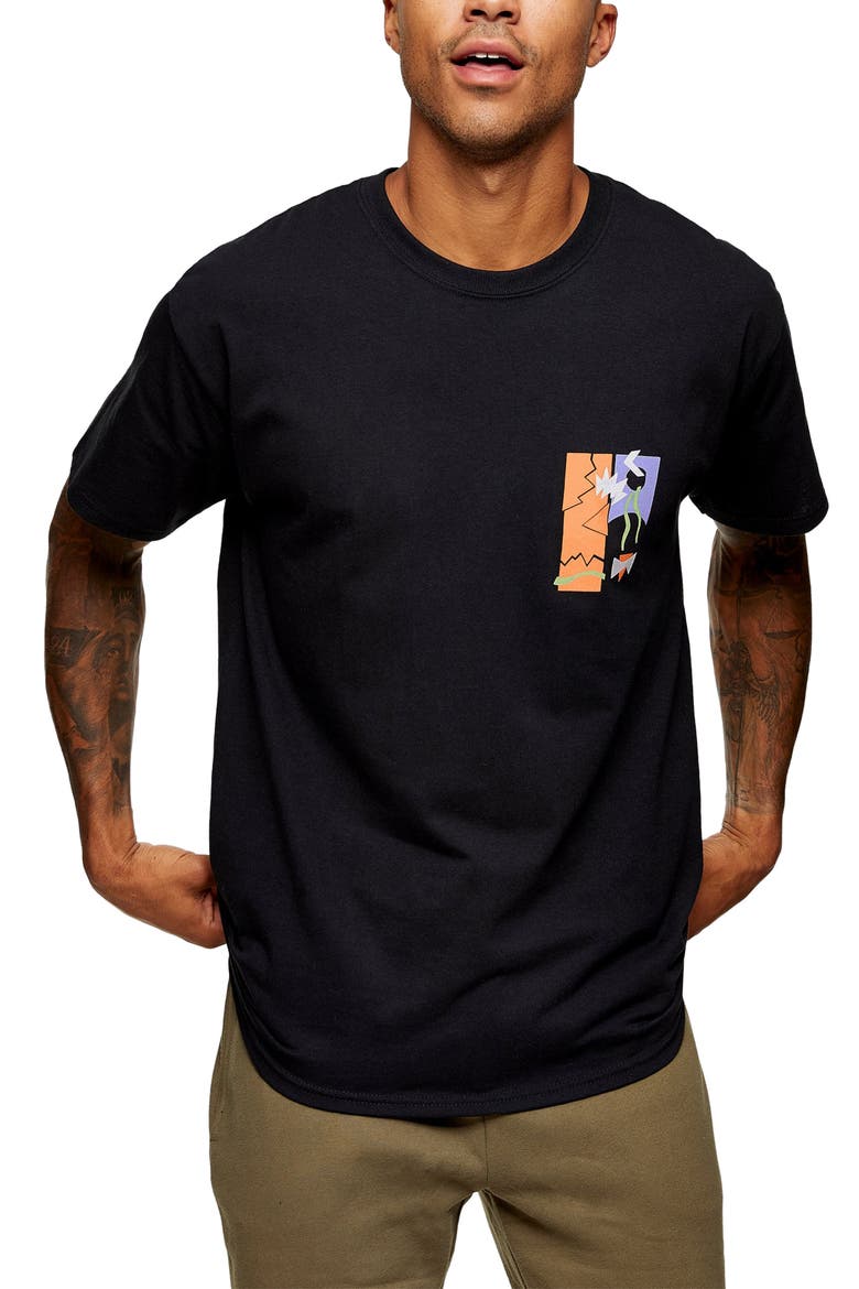 The Bridge Graphic Tee, Main, color, BLACK